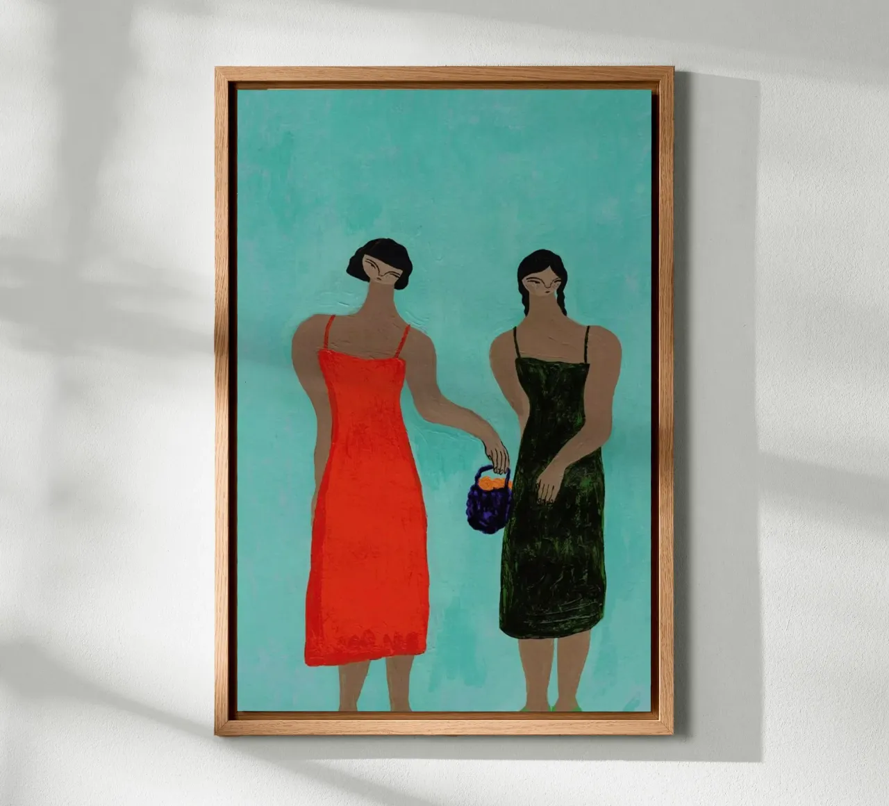 Bag full of Oranges canvas van Nudes and Croissants