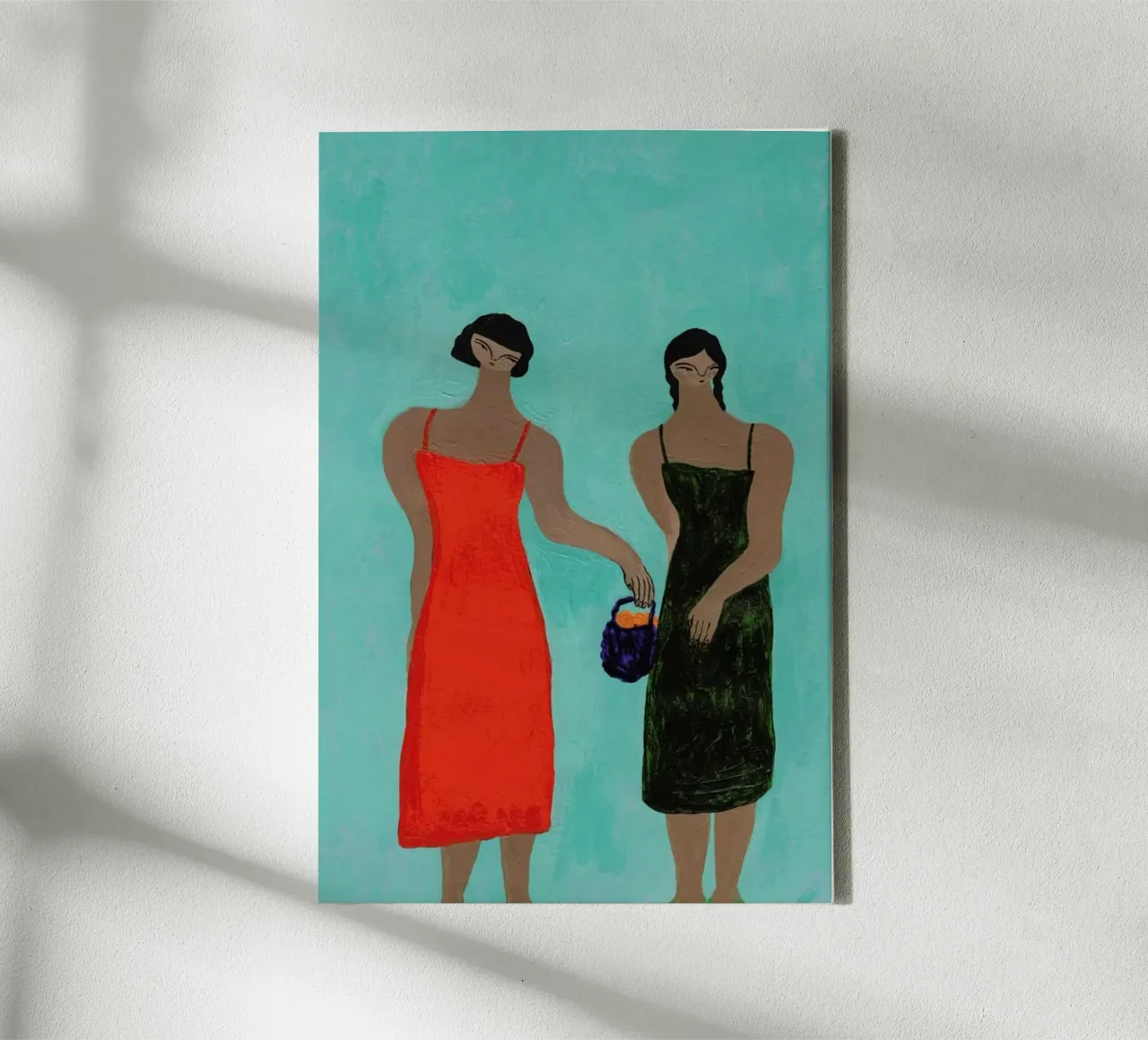 Bag full of Oranges canvas van Nudes and Croissants