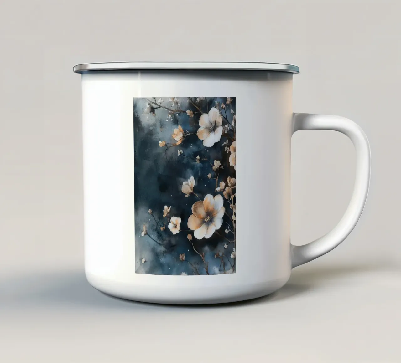 Blossoms tazza in smalto da Justyna Jaszke JBJart