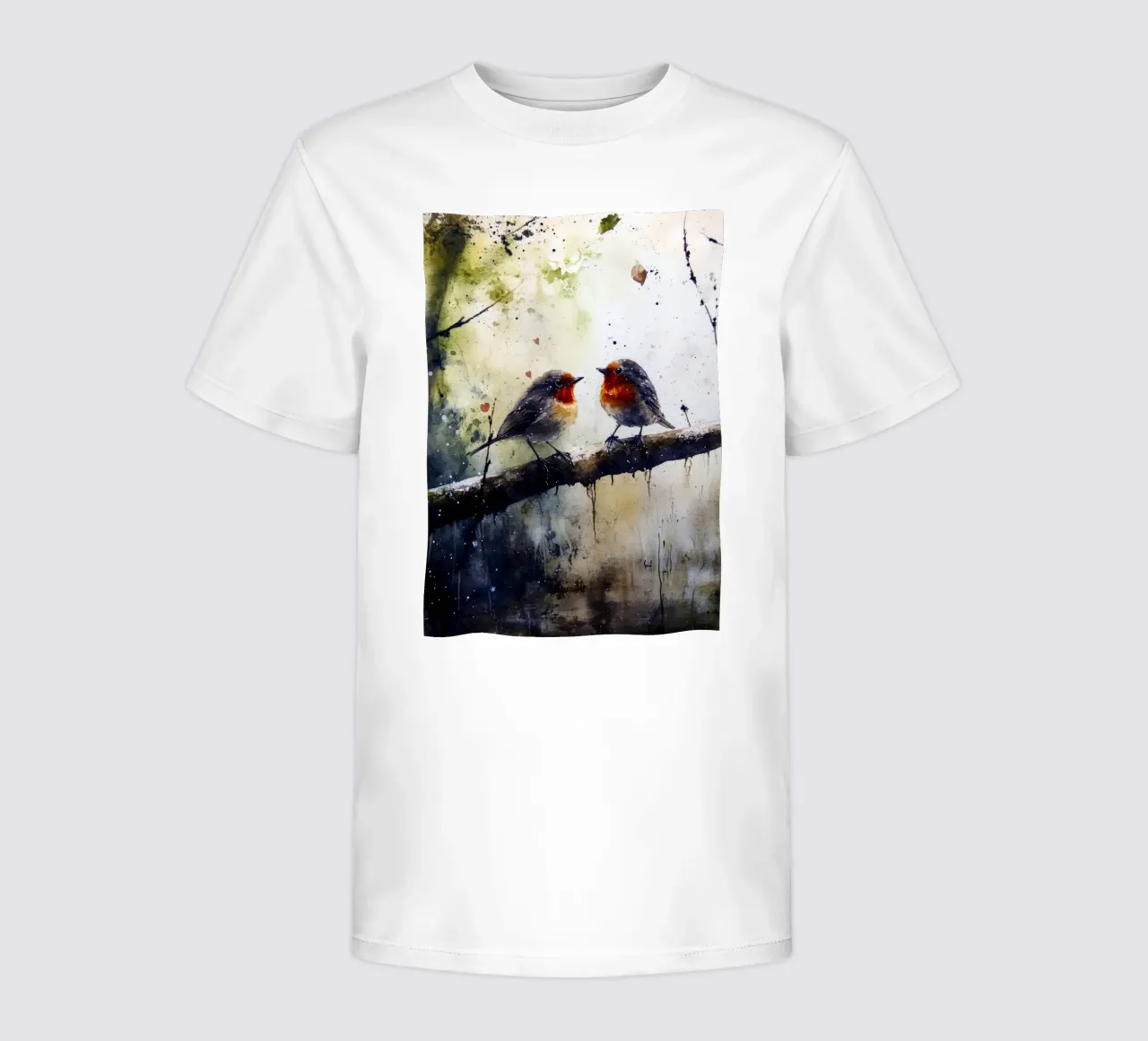 Vögel Sperlinge Kinder T-Shirt von Justyna Jaszke JBJart