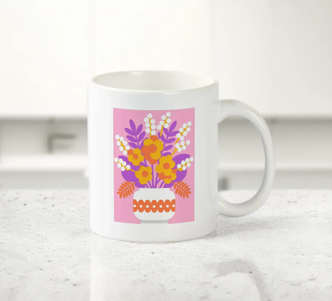 Fiori in vaso tazza in ceramica da FLOWER PLACE SHOP