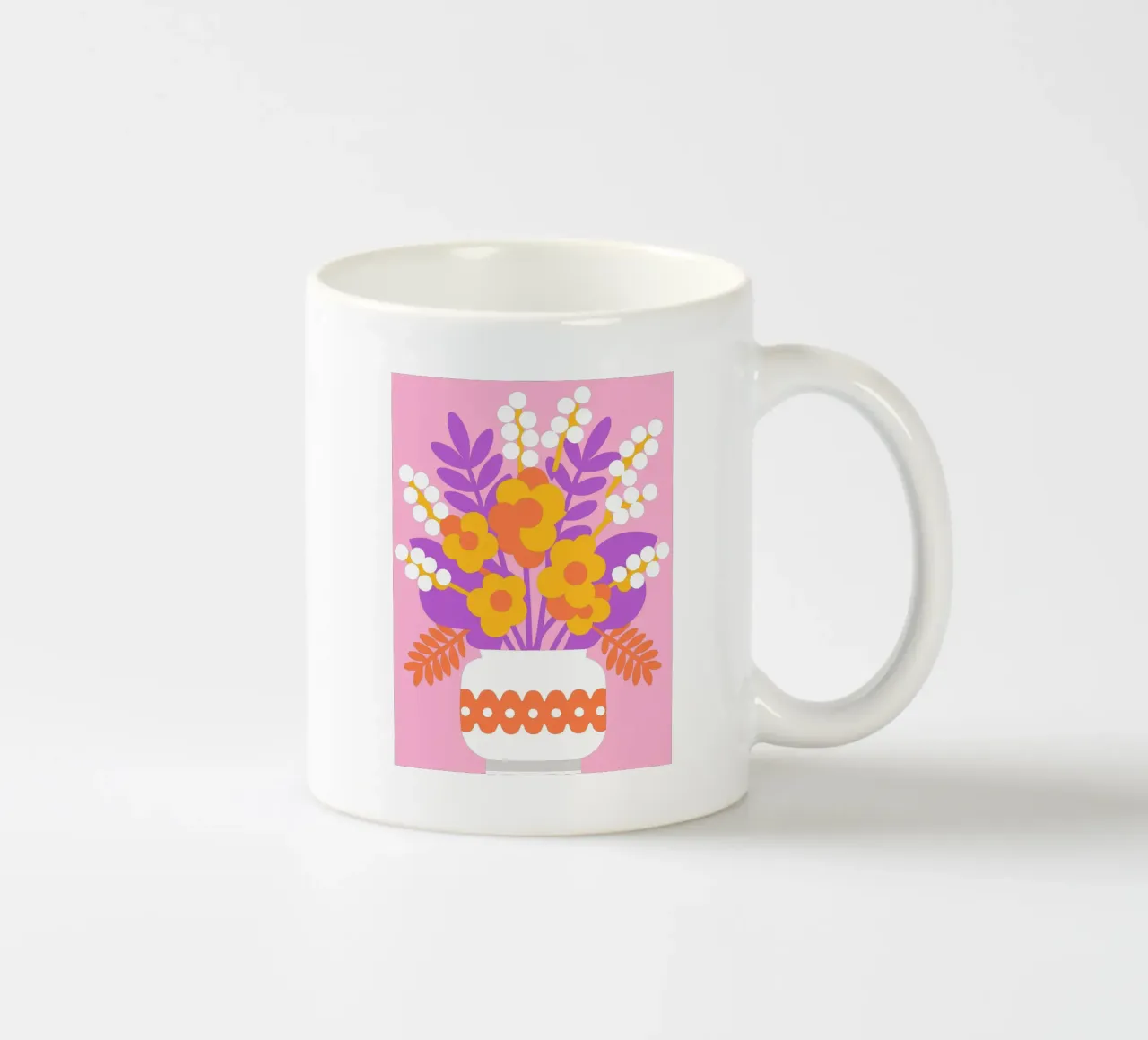 Fiori in vaso tazza in ceramica da FLOWER PLACE SHOP