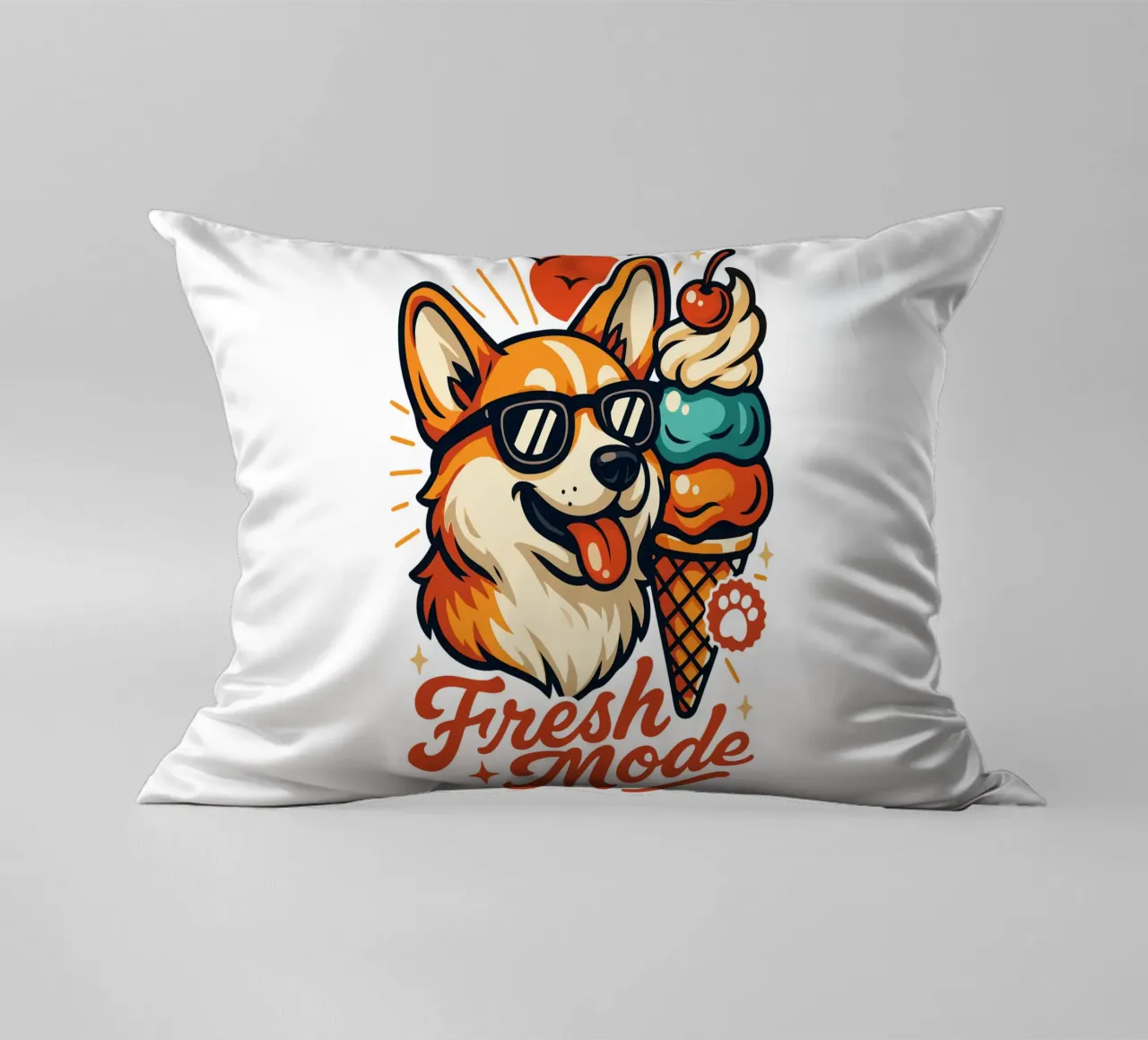 Gelato Corgi Fresh Mode cuscino da LM2KONE
