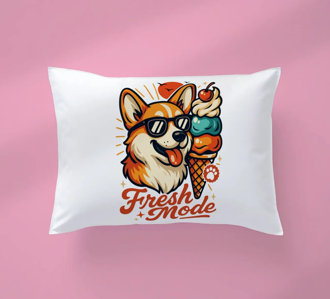 Gelato Corgi Fresh Mode cuscino da LM2KONE