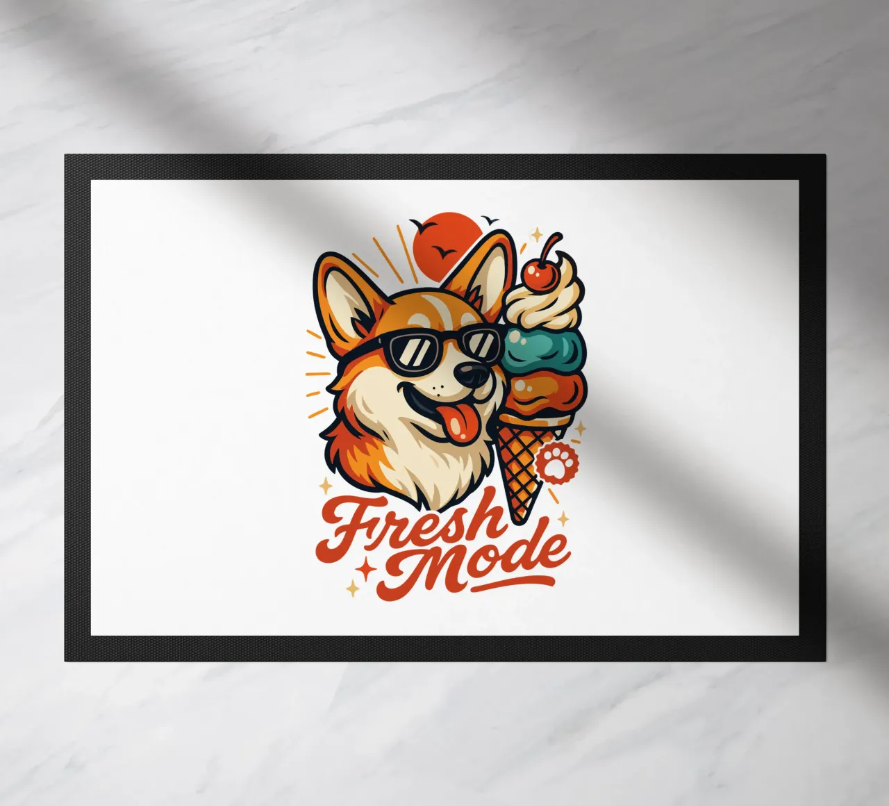 Helado Corgi Modo Fresco felpudo de LM2KONE