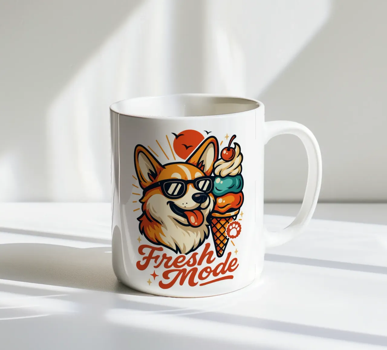 Gelato Corgi Fresh Mode tazza in ceramica da LM2KONE