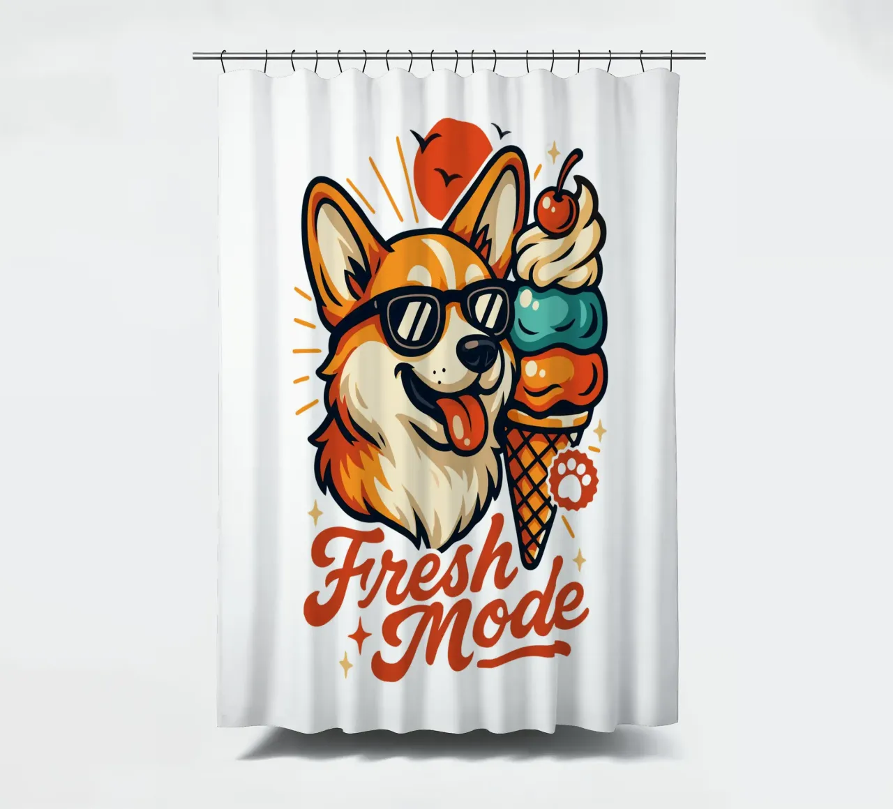 Gelato Corgi Fresh Mode tenda da doccia da LM2KONE