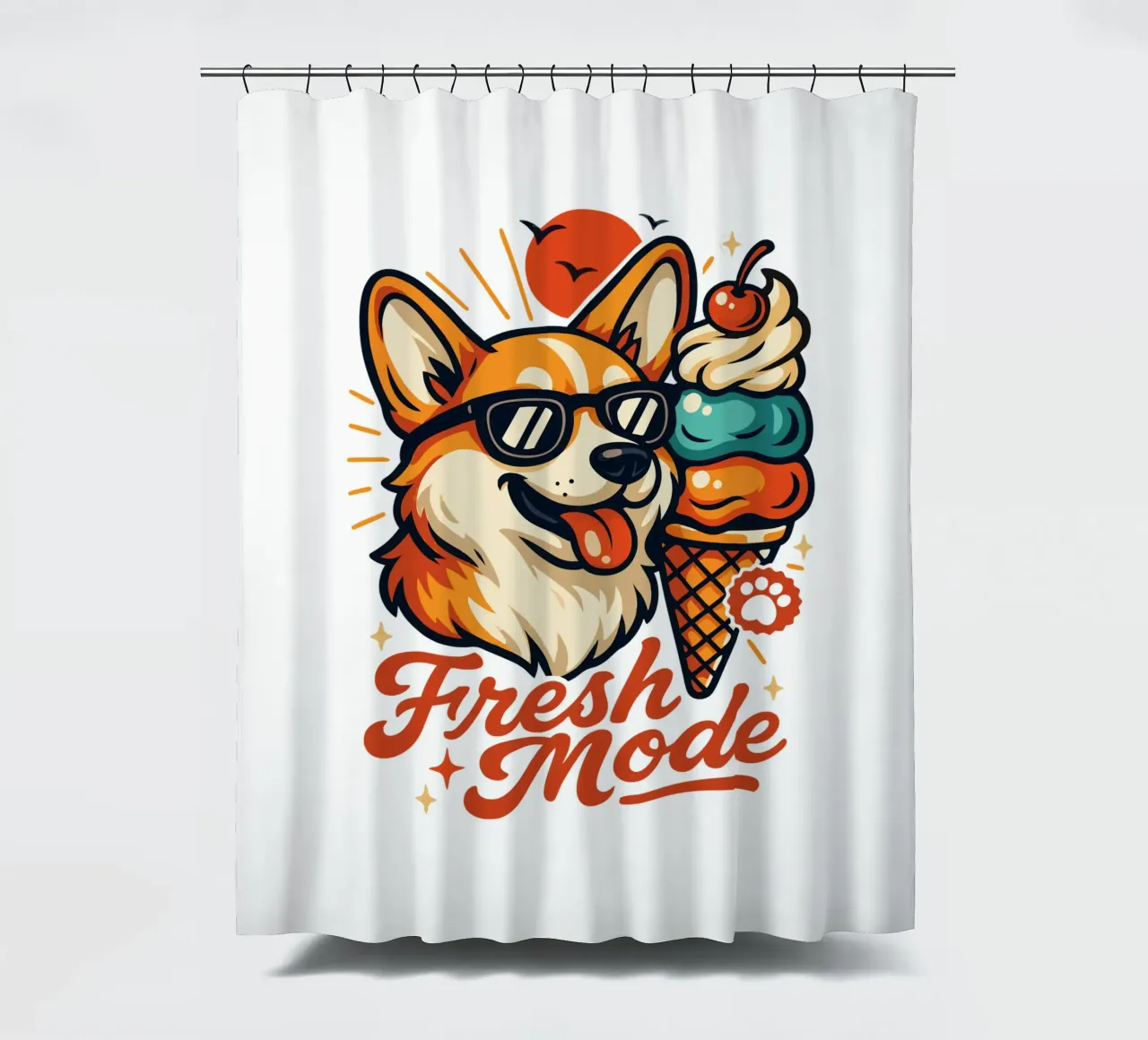 Gelato Corgi Fresh Mode tenda da doccia da LM2KONE