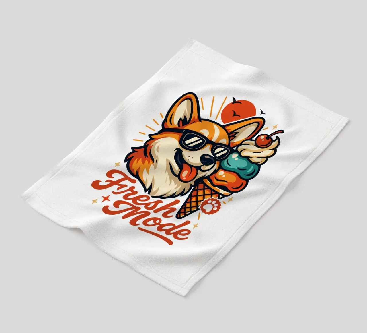Gelato Corgi Fresh Mode coperta in pile da LM2KONE