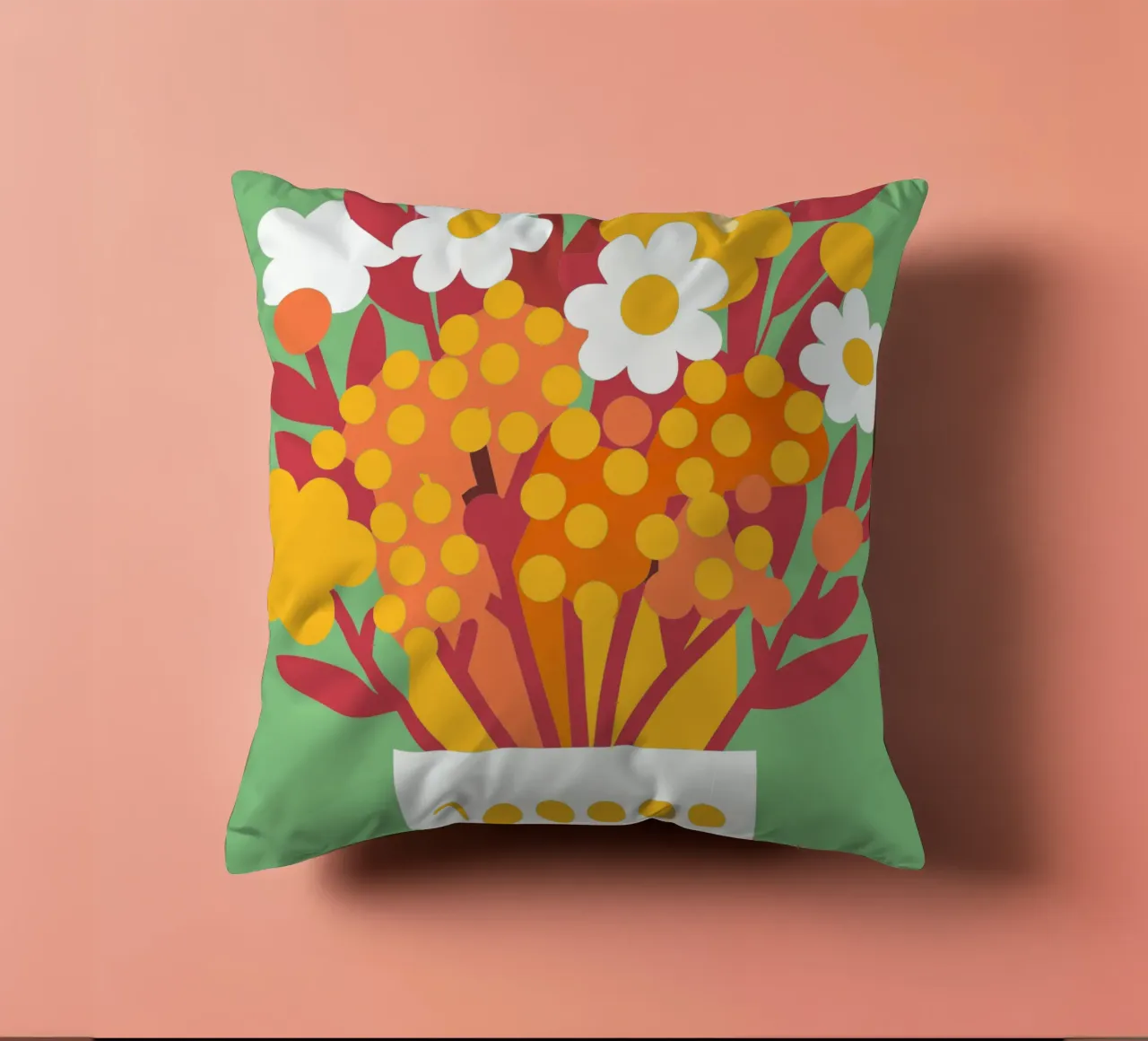 Fiori in vaso cuscino da FLOWER PLACE SHOP