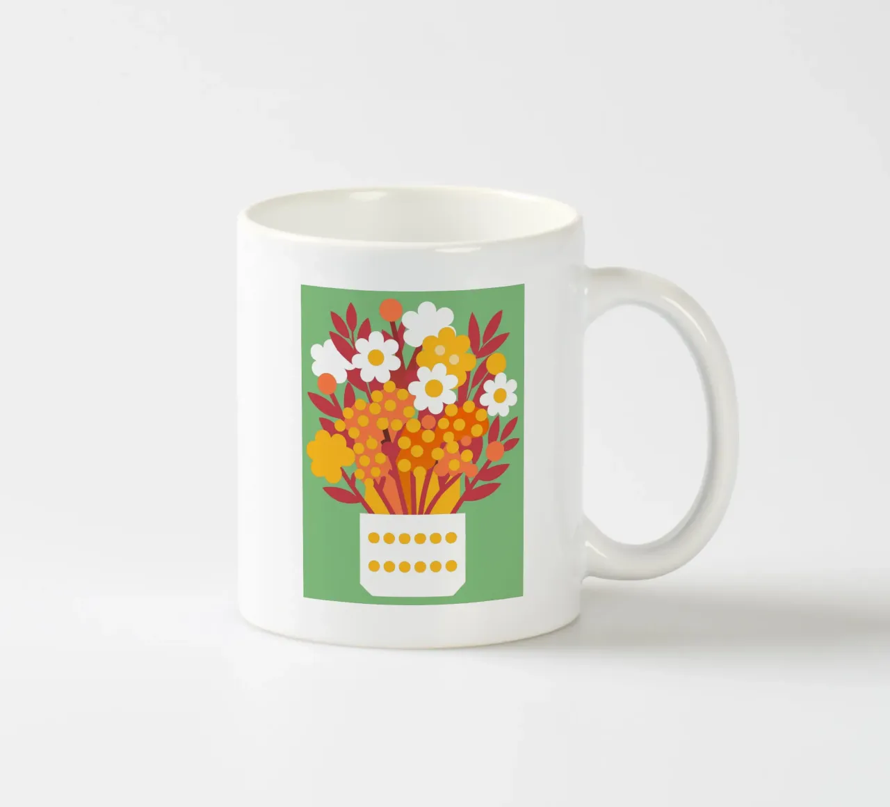Fiori in vaso tazza in ceramica da FLOWER PLACE SHOP