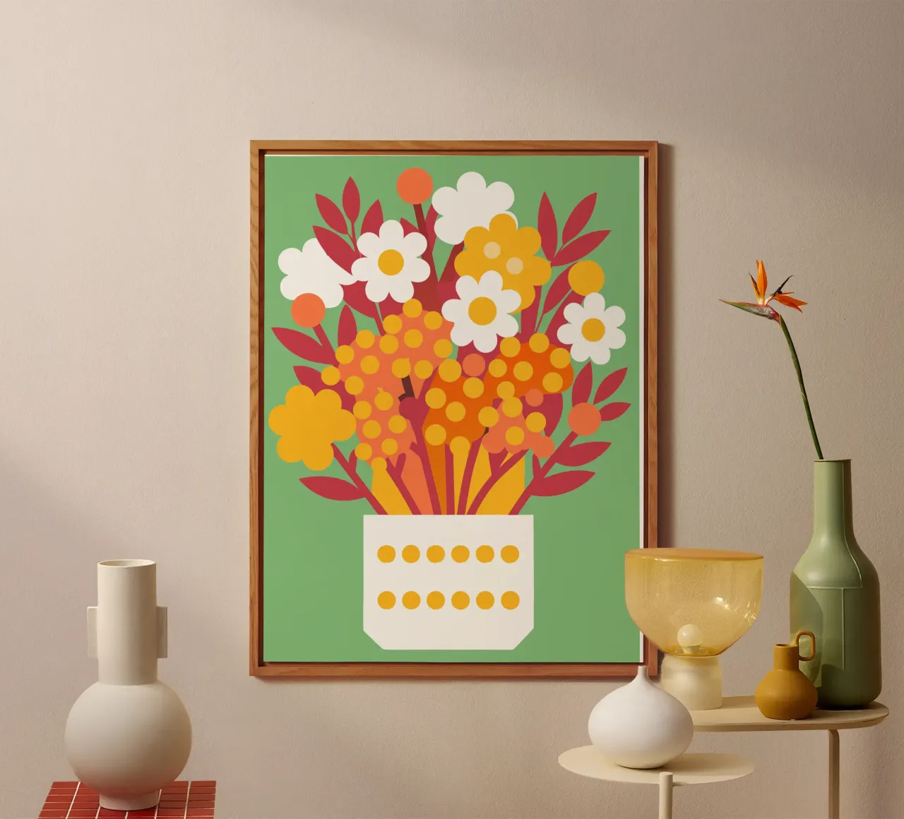 Fiori in vaso alluminio dibond da FLOWER PLACE SHOP