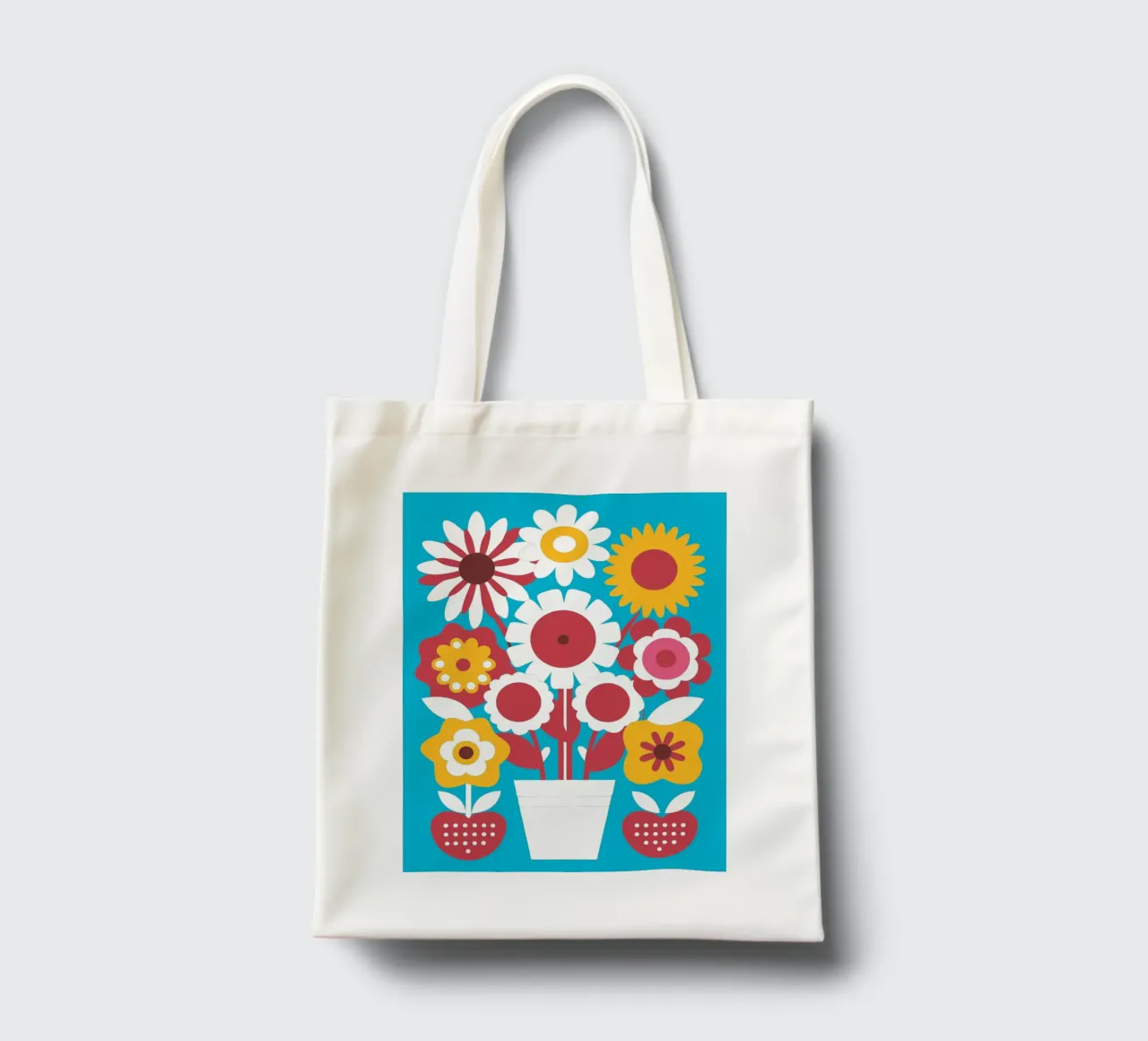 Flores en un jarrón tote bag de FLOWER PLACE SHOP