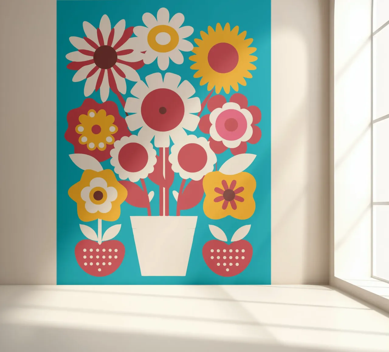 Flowers In A Vase photo wallpaper by FLOWER PLACE SHOP