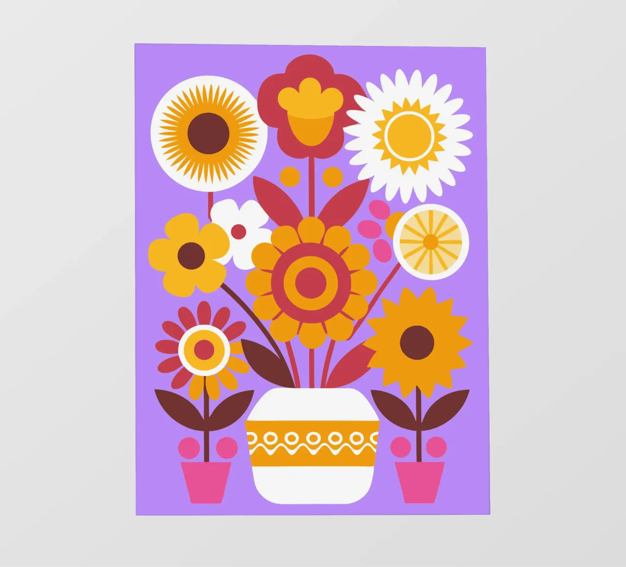 Fiori in vaso telo in pvc da FLOWER PLACE SHOP
