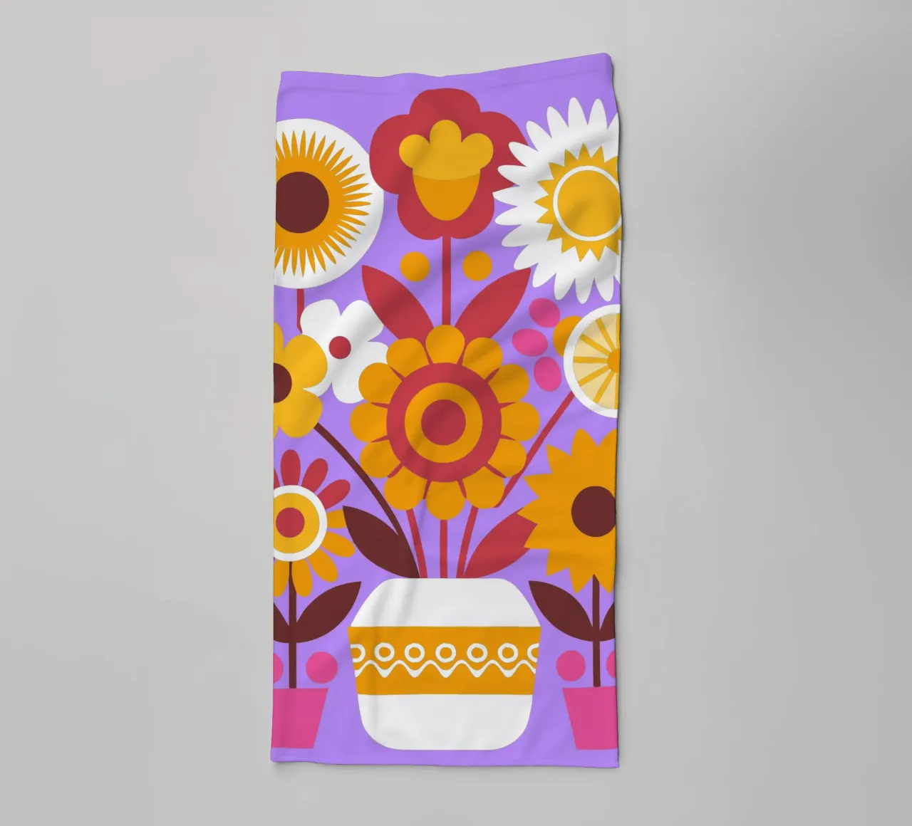 Fiori in vaso asciugamano da bagno da FLOWER PLACE SHOP