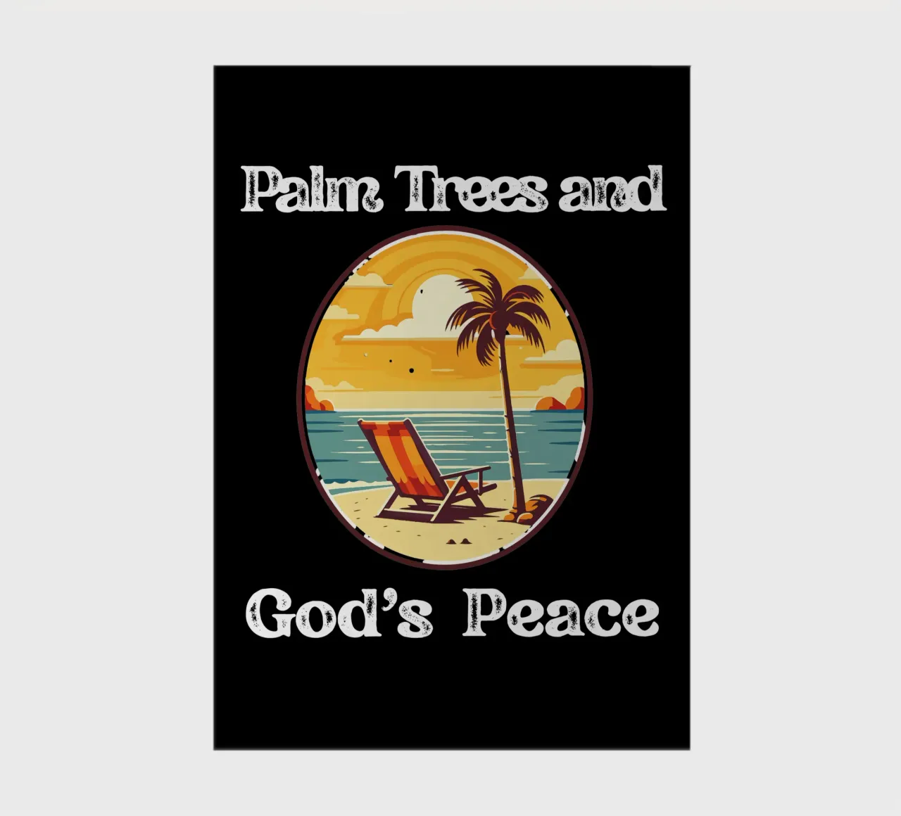 Rooted in Grace, Reaching Like Palm Trees Grounded in God notebook by Lionandlamb
