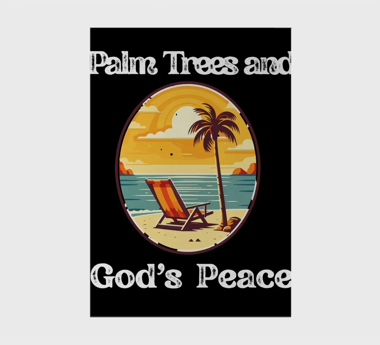 Rooted in Grace, Reaching Like Palm Trees Grounded in God notebook by Lionandlamb