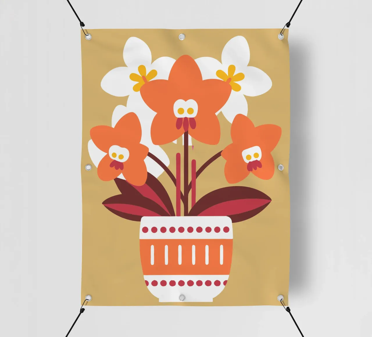 Orchidea in vaso telo in pvc da FLOWER PLACE SHOP