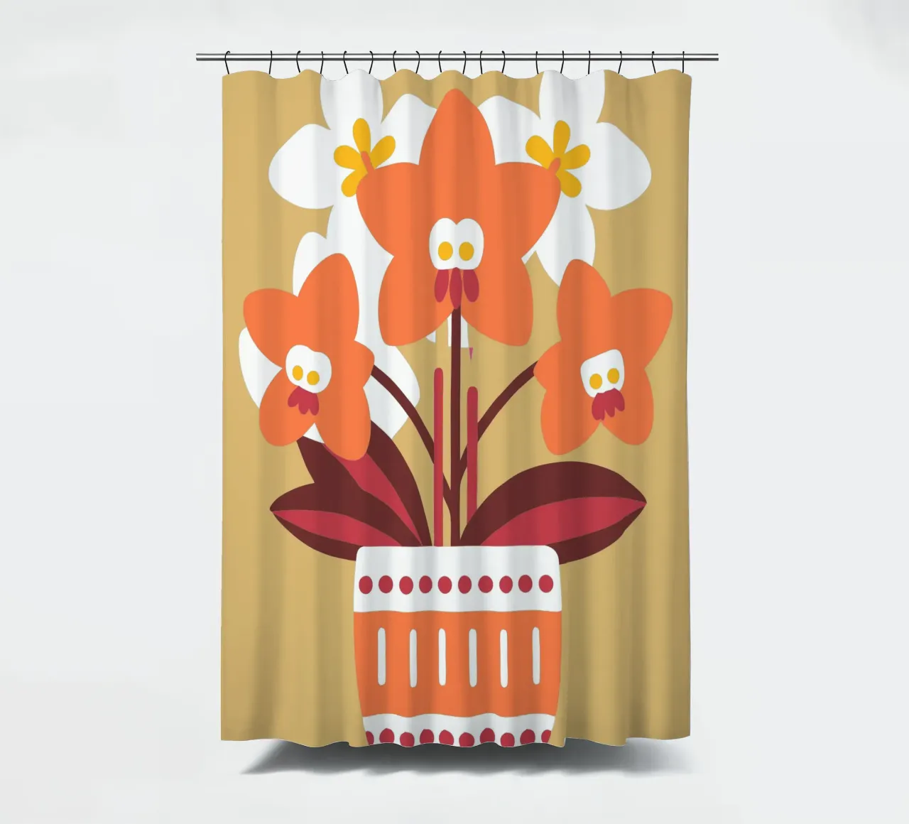 Orchidea in vaso tenda da doccia da FLOWER PLACE SHOP