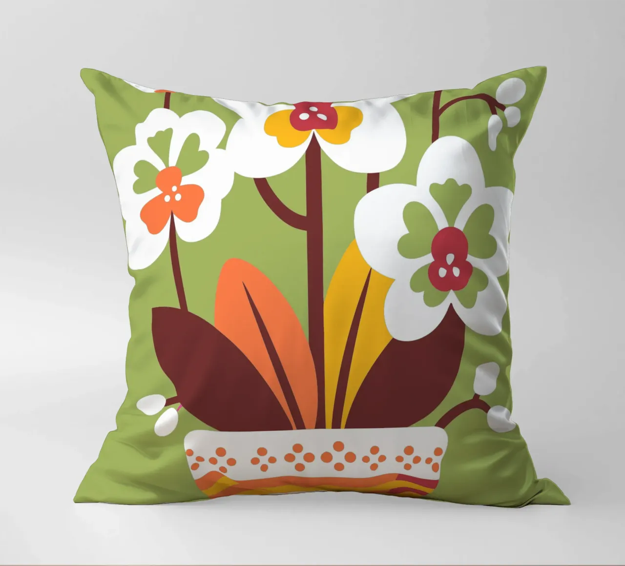Orchidea in vaso cuscino da FLOWER PLACE SHOP