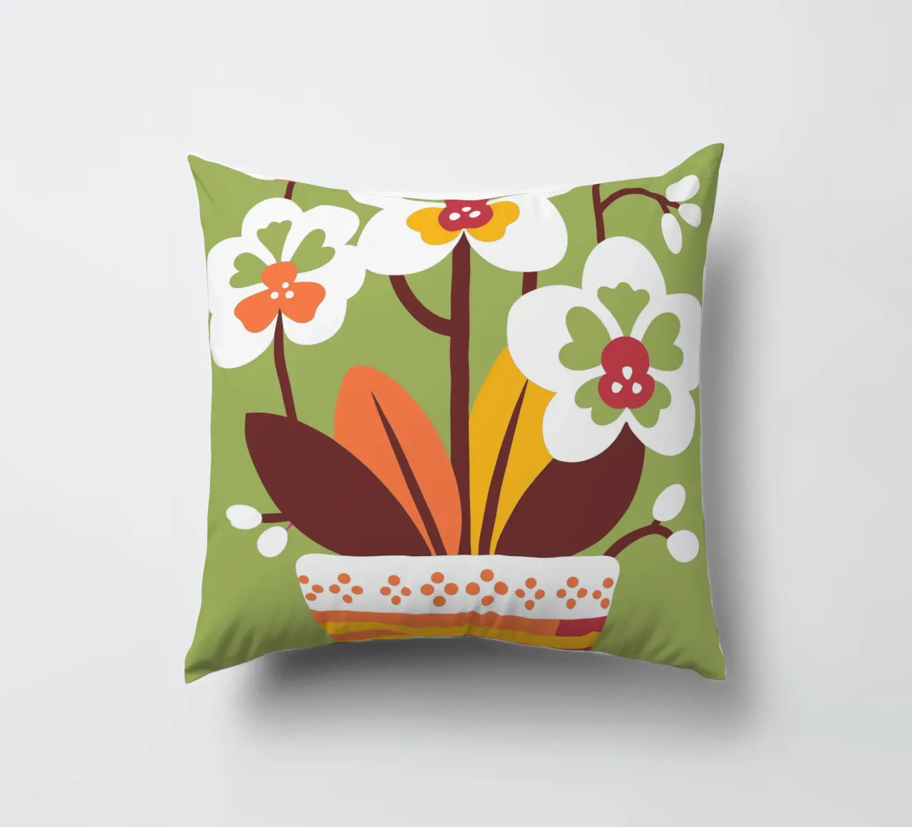 Orchidea in vaso cuscino da FLOWER PLACE SHOP