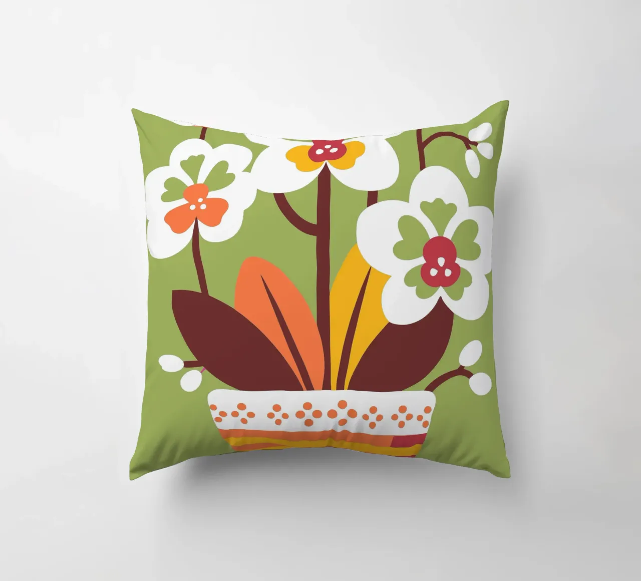 Orchidea in vaso cuscino da FLOWER PLACE SHOP