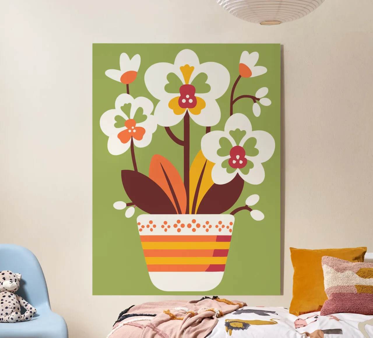 Orchidea in vaso plexiglass da FLOWER PLACE SHOP