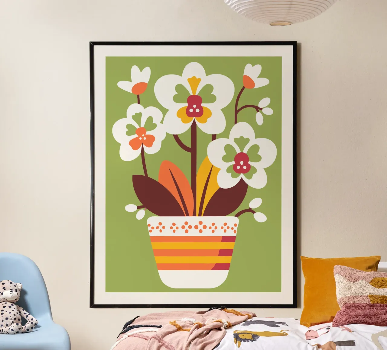 Orchidea in vaso carta hahnemühle da FLOWER PLACE SHOP