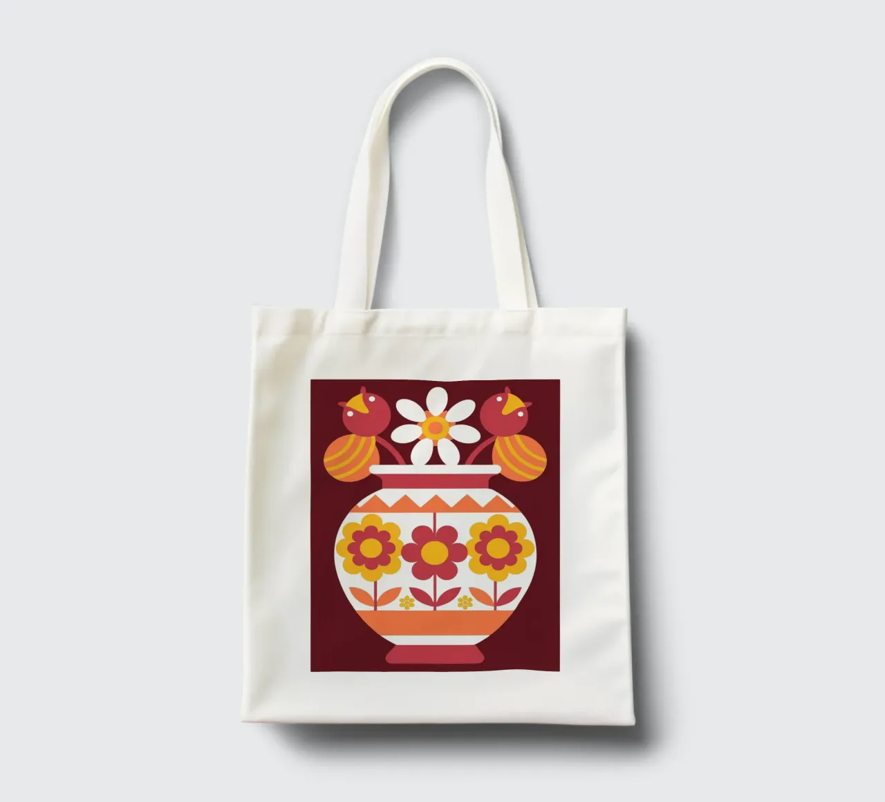 Flowers in a Vase tote bag by FLOWER PLACE SHOP