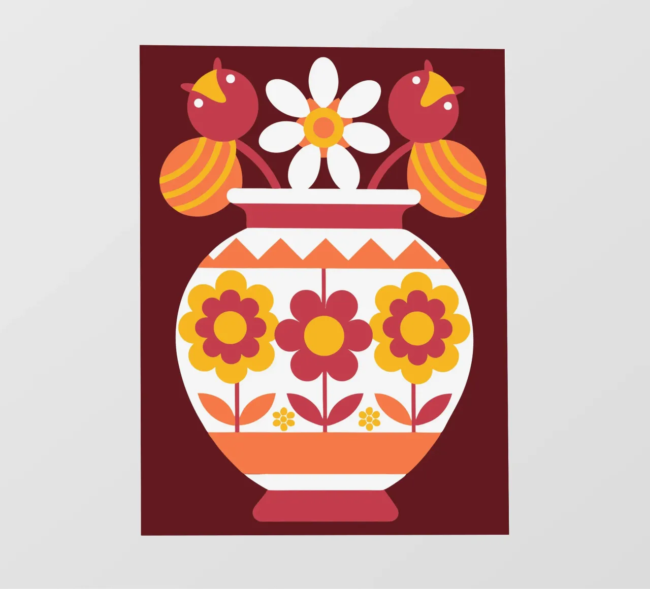 Fiori in vaso telo in pvc da FLOWER PLACE SHOP