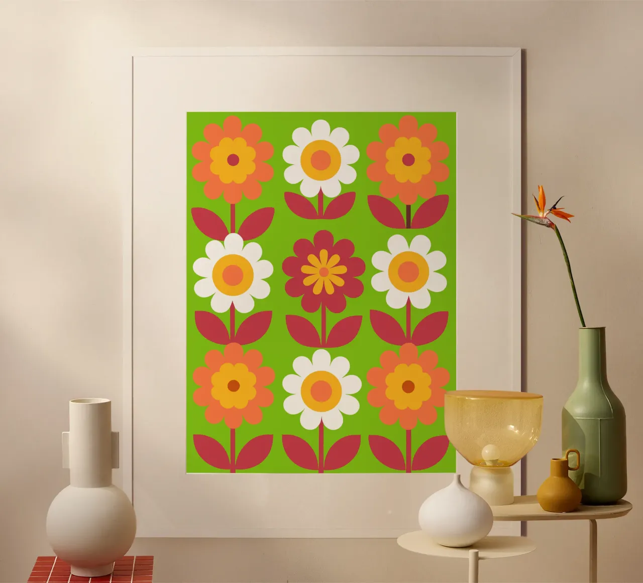 Fiore Pettern poster da FLOWER PLACE SHOP