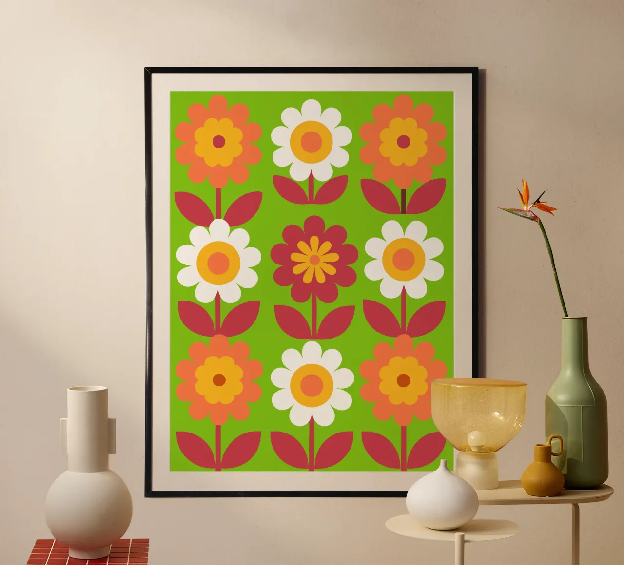 Fiore Pettern poster da FLOWER PLACE SHOP
