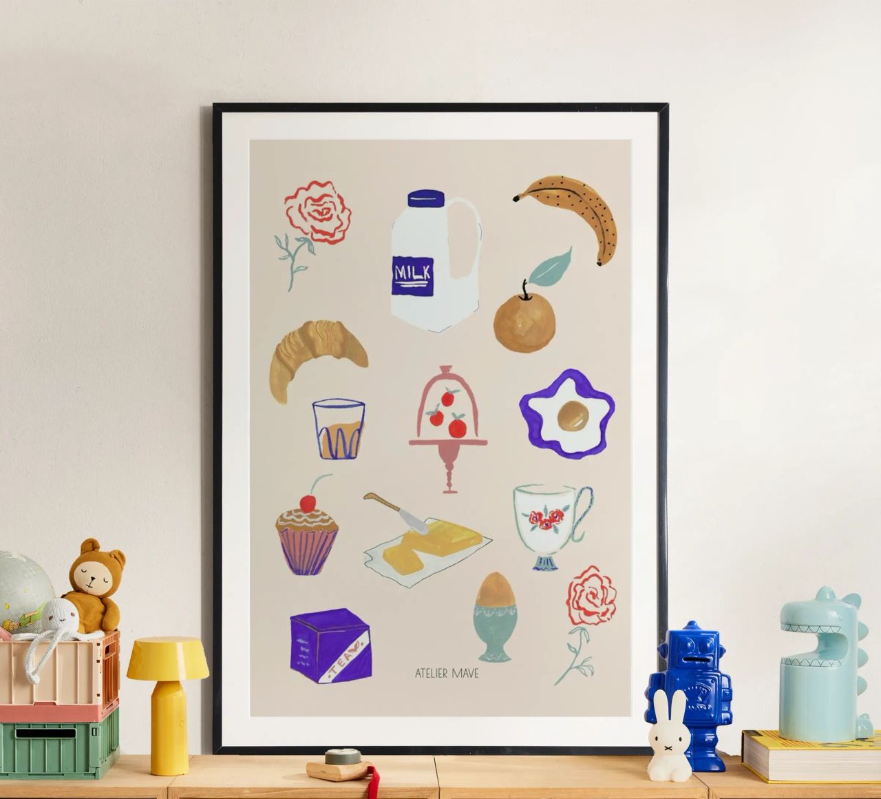Breakfast Club poster by Atelier Mave
