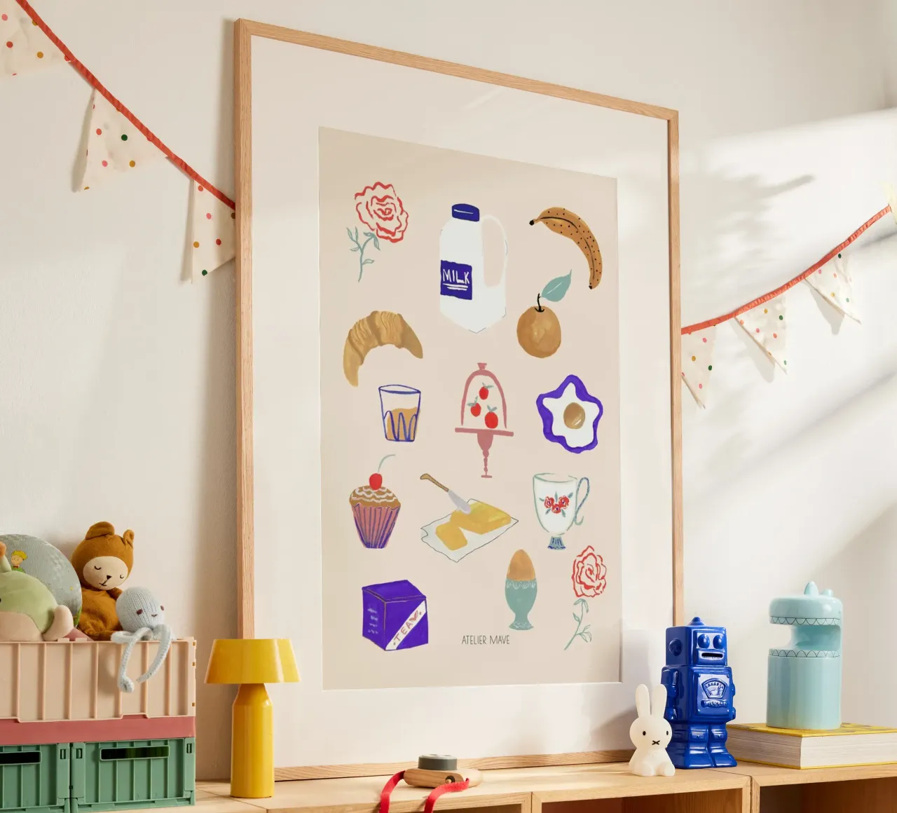 Breakfast Club poster by Atelier Mave