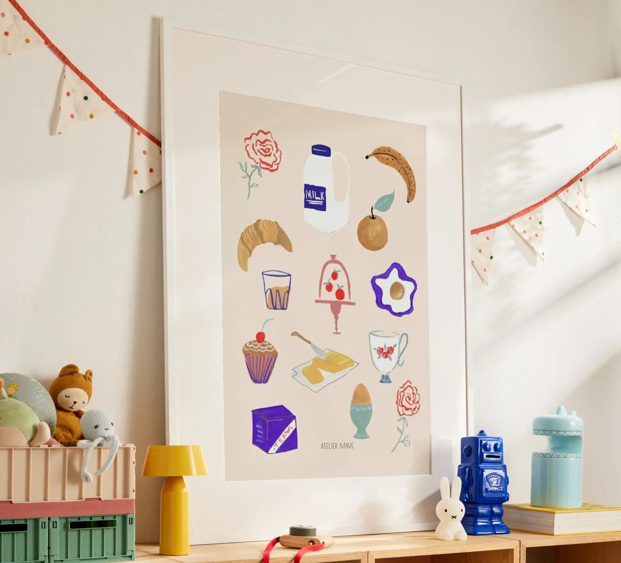 Breakfast Club poster by Atelier Mave