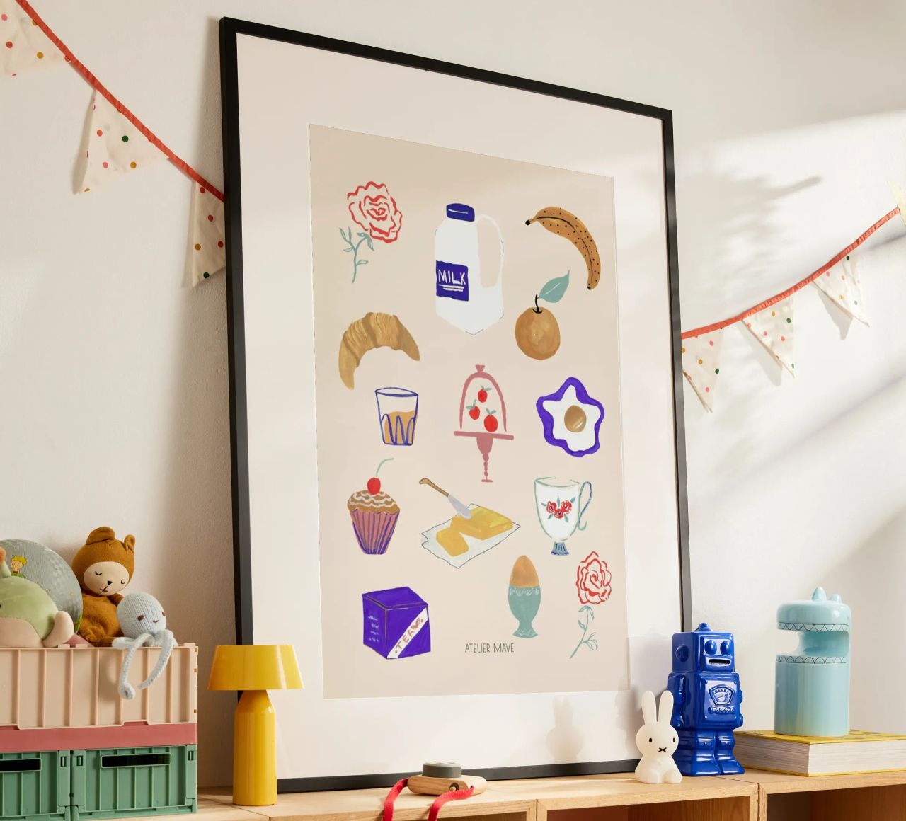 Breakfast Club poster by Atelier Mave