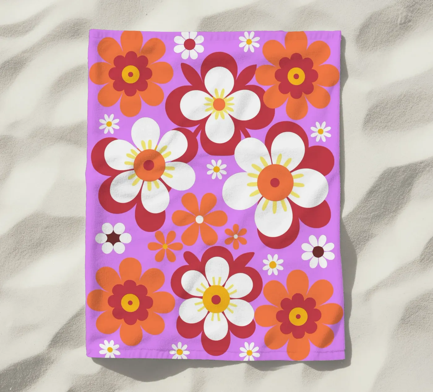 Fiore Pettern telo mare da FLOWER PLACE SHOP