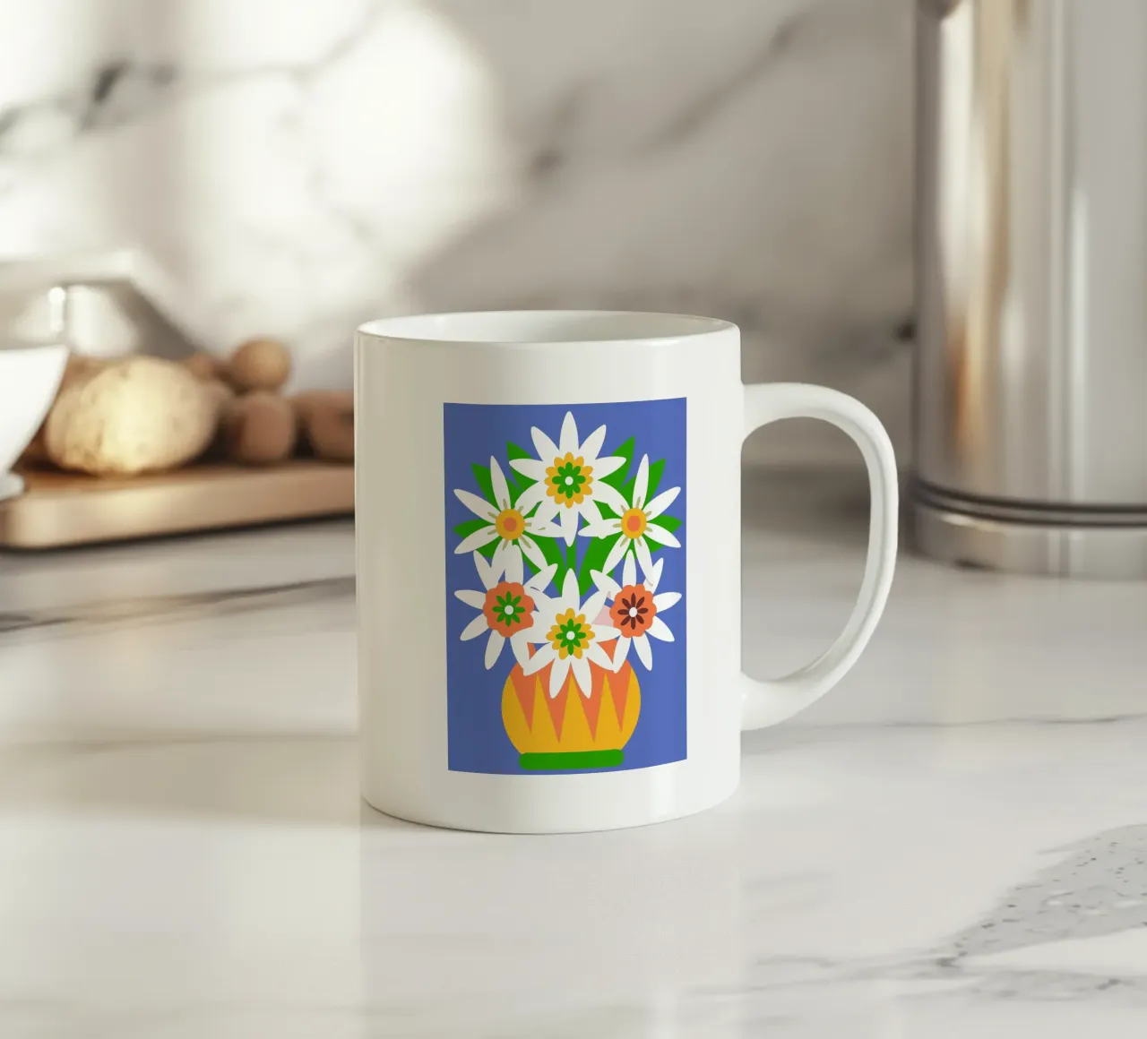 Fiori in vaso tazza in ceramica da FLOWER PLACE SHOP
