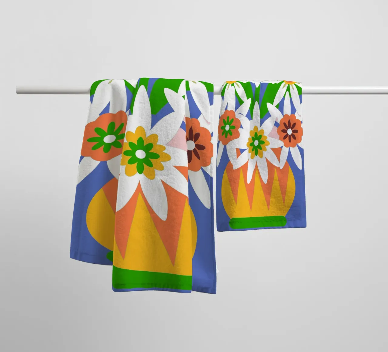 Fiori in vaso asciugamano da bagno da FLOWER PLACE SHOP
