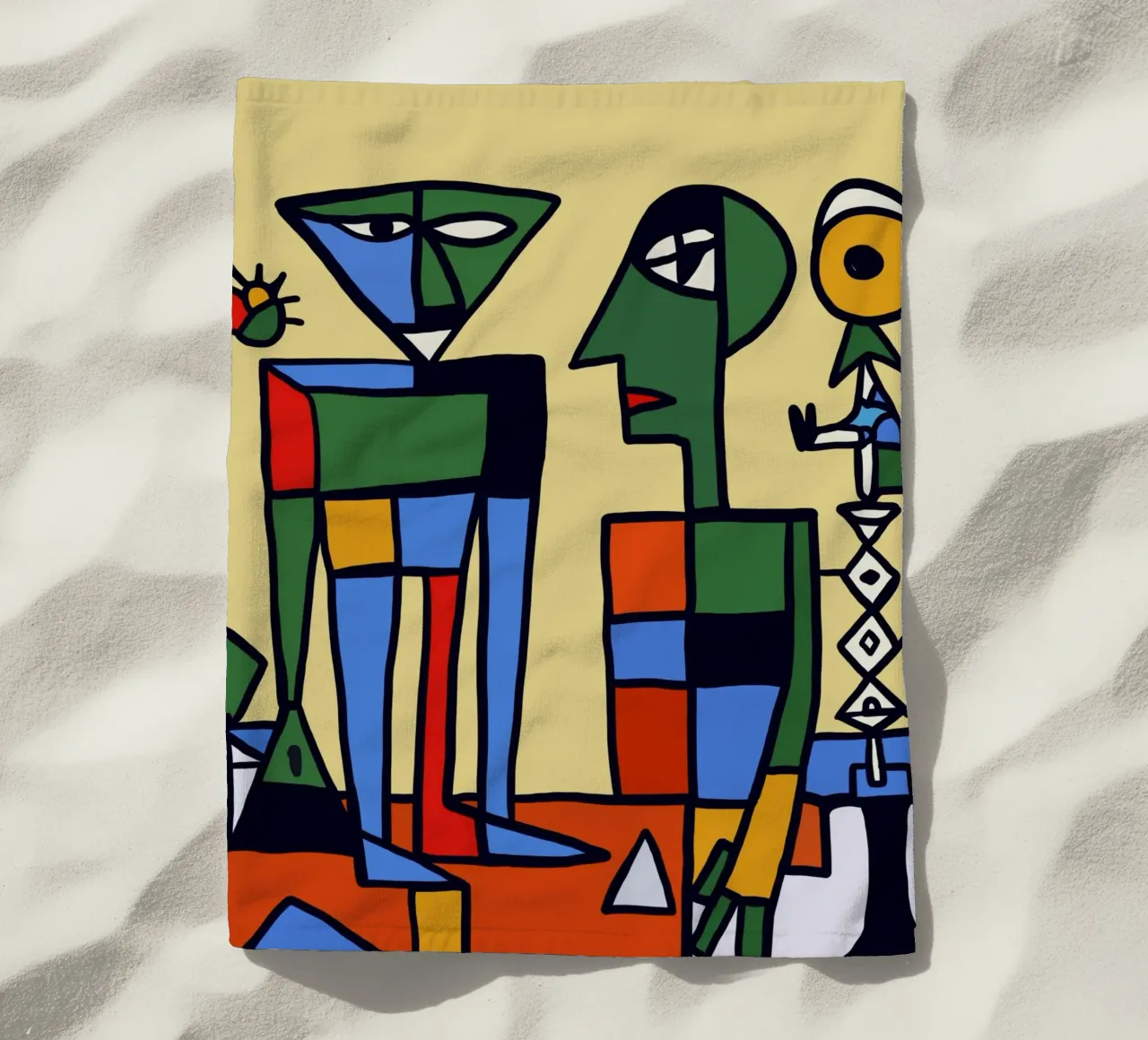 Ingenieur en machine strandhanddoek van Little Dean