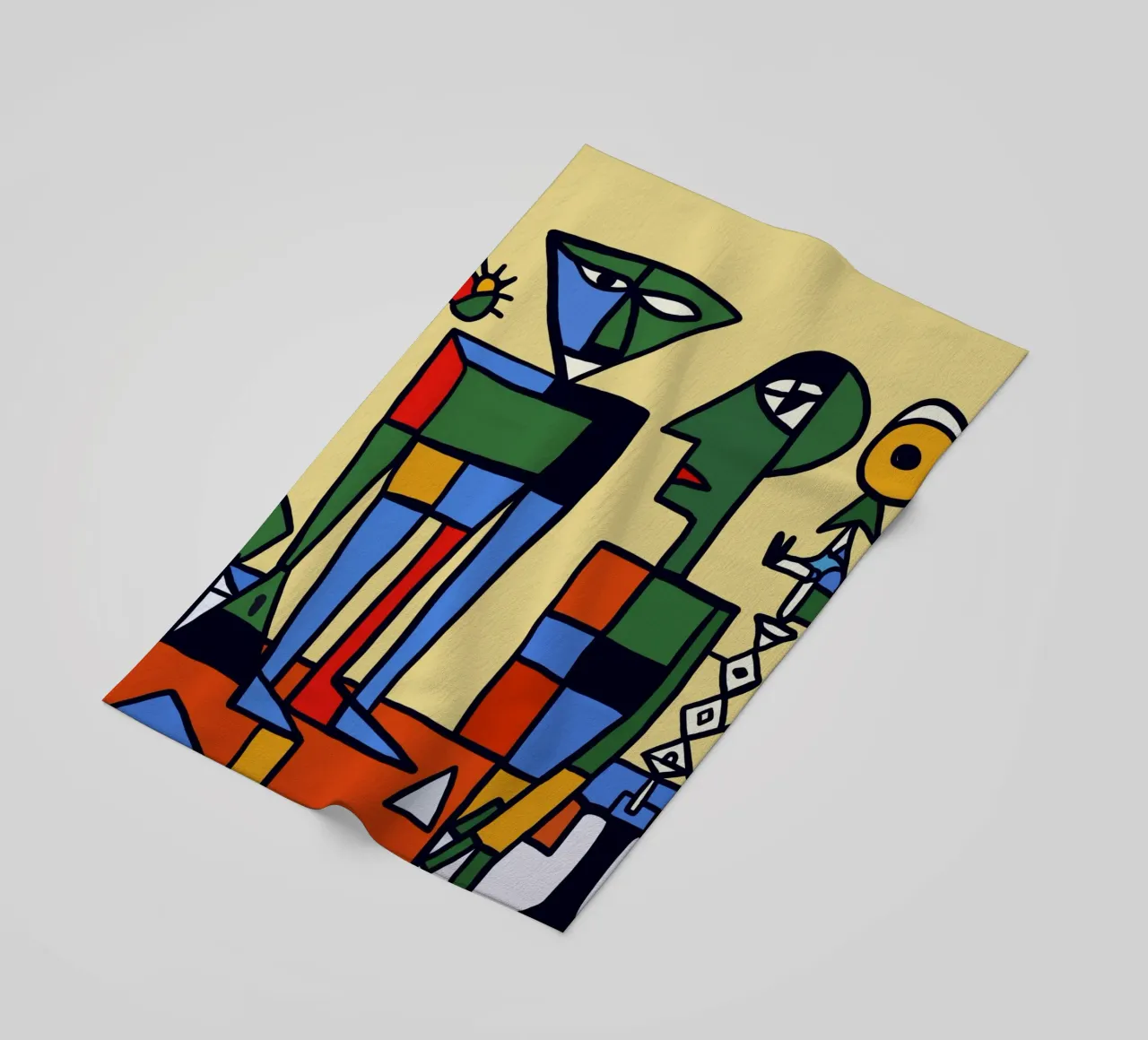 Ingenieur en machine strandhanddoek van Little Dean