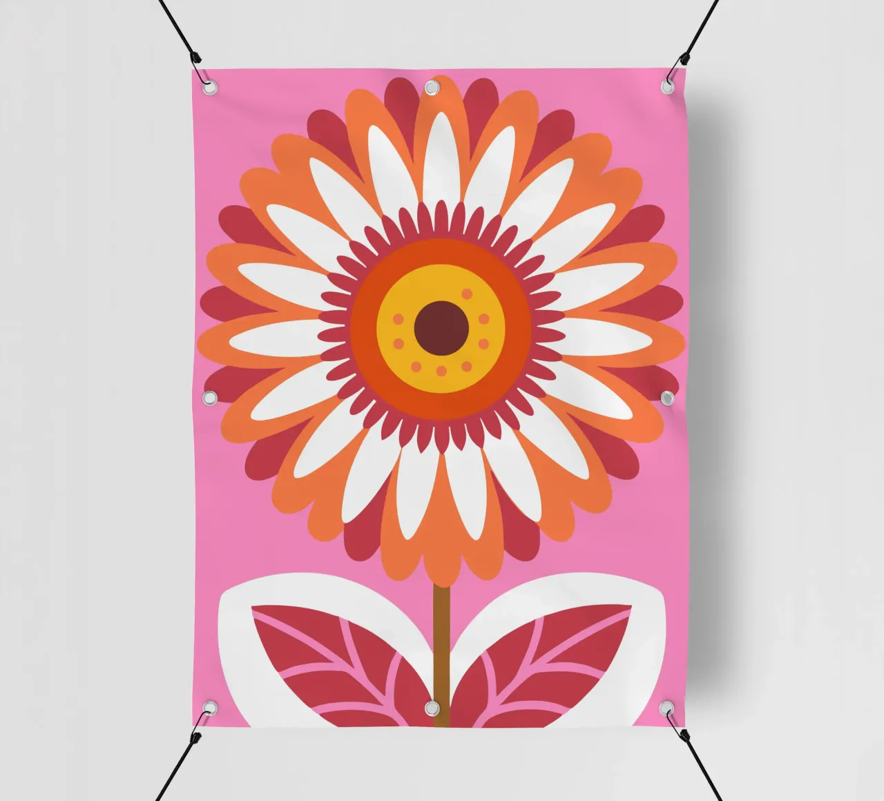 Girasoli in vaso telo in pvc da FLOWER PLACE SHOP