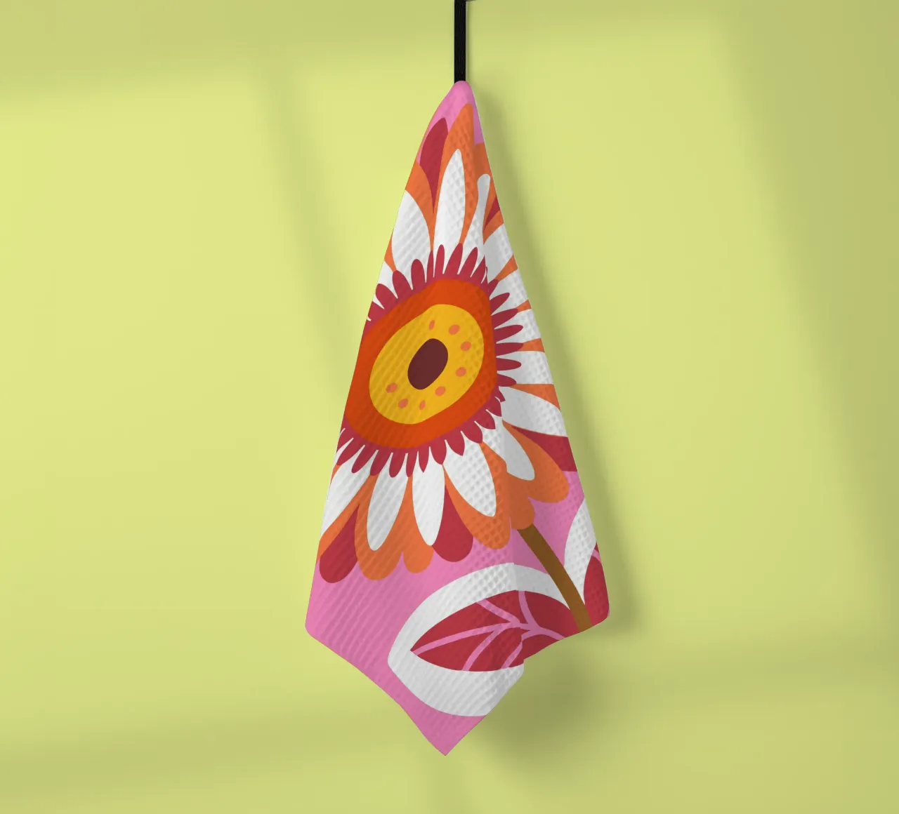 Tournesols dans un vase torchon de FLOWER PLACE SHOP