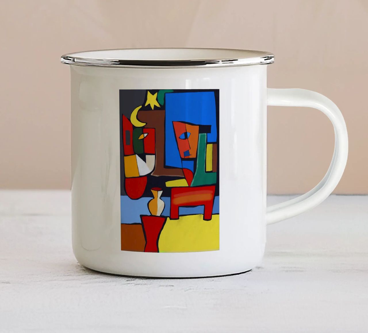 Interni bohémien tazza in smalto da Little Dean