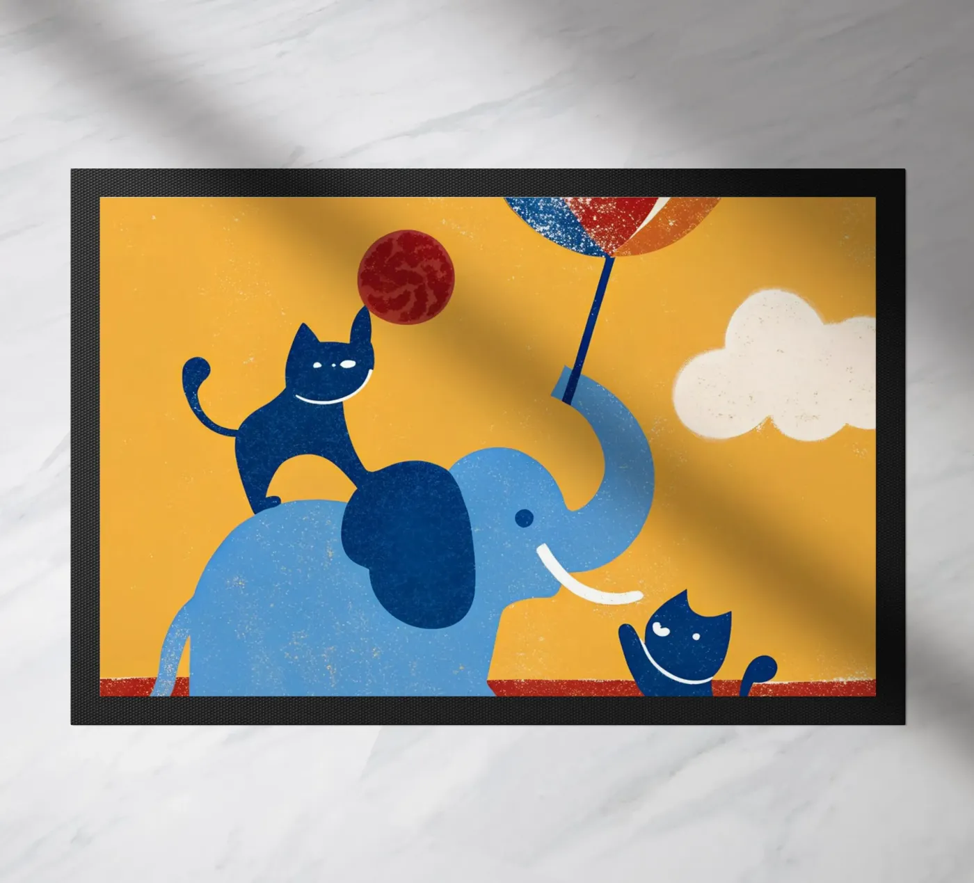 Elephant and Cat zerbino da THE LATEST SHOP