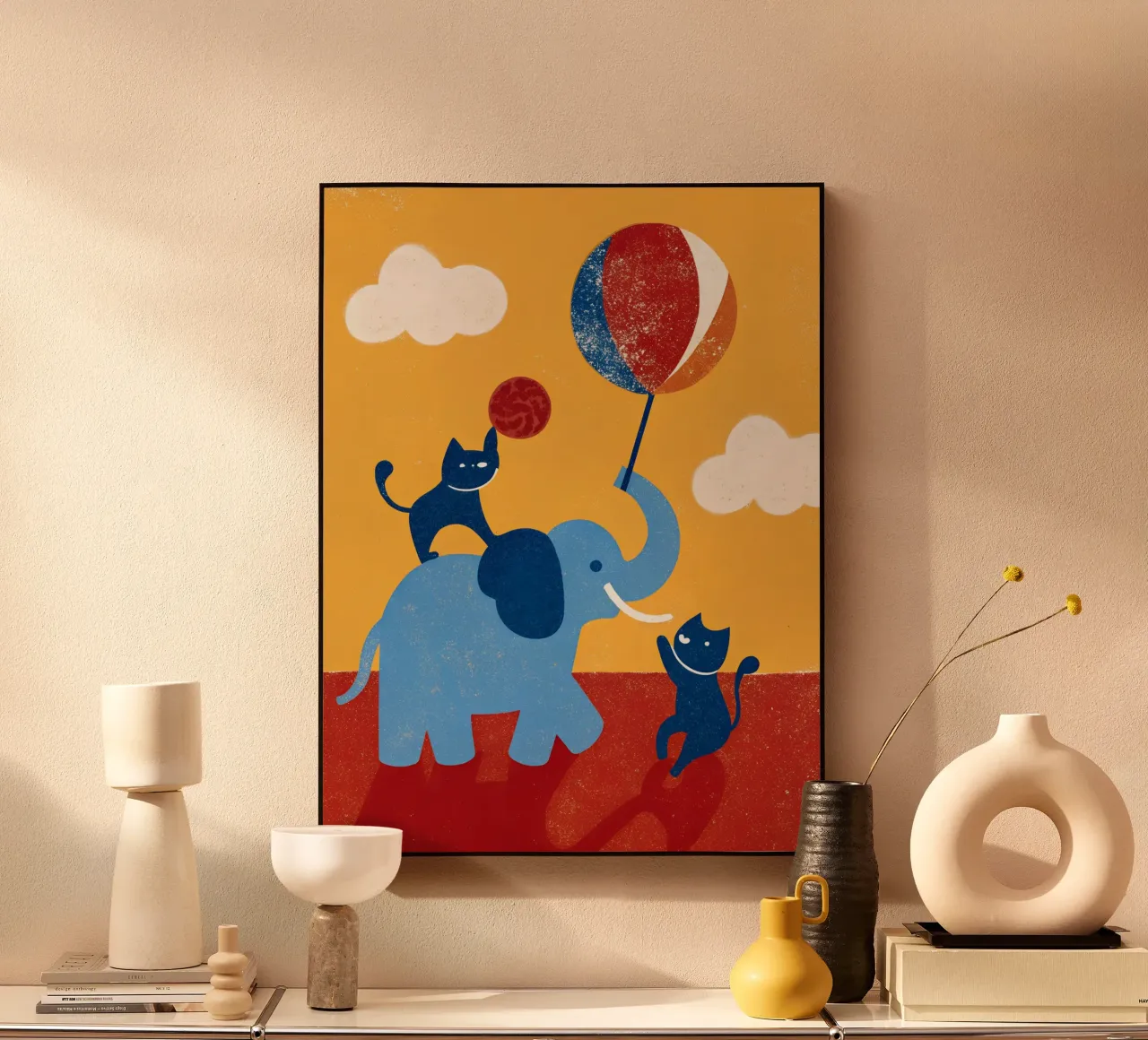 Elefante e gatto plexiglass da THE LATEST SHOP