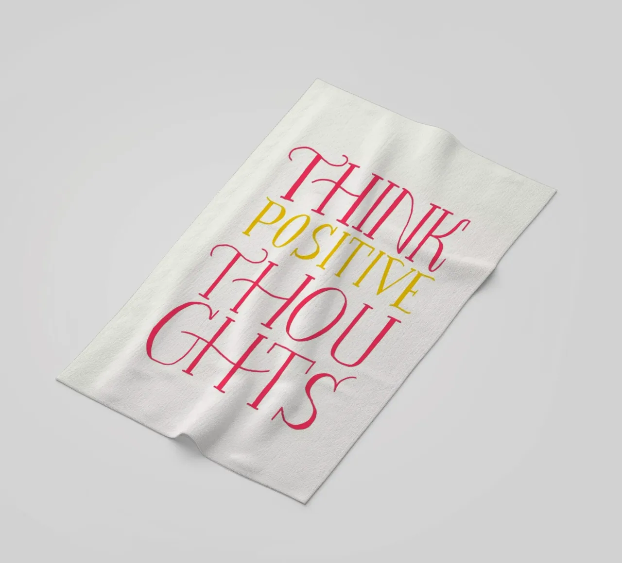 Think positive thoughts telo mare da Pure