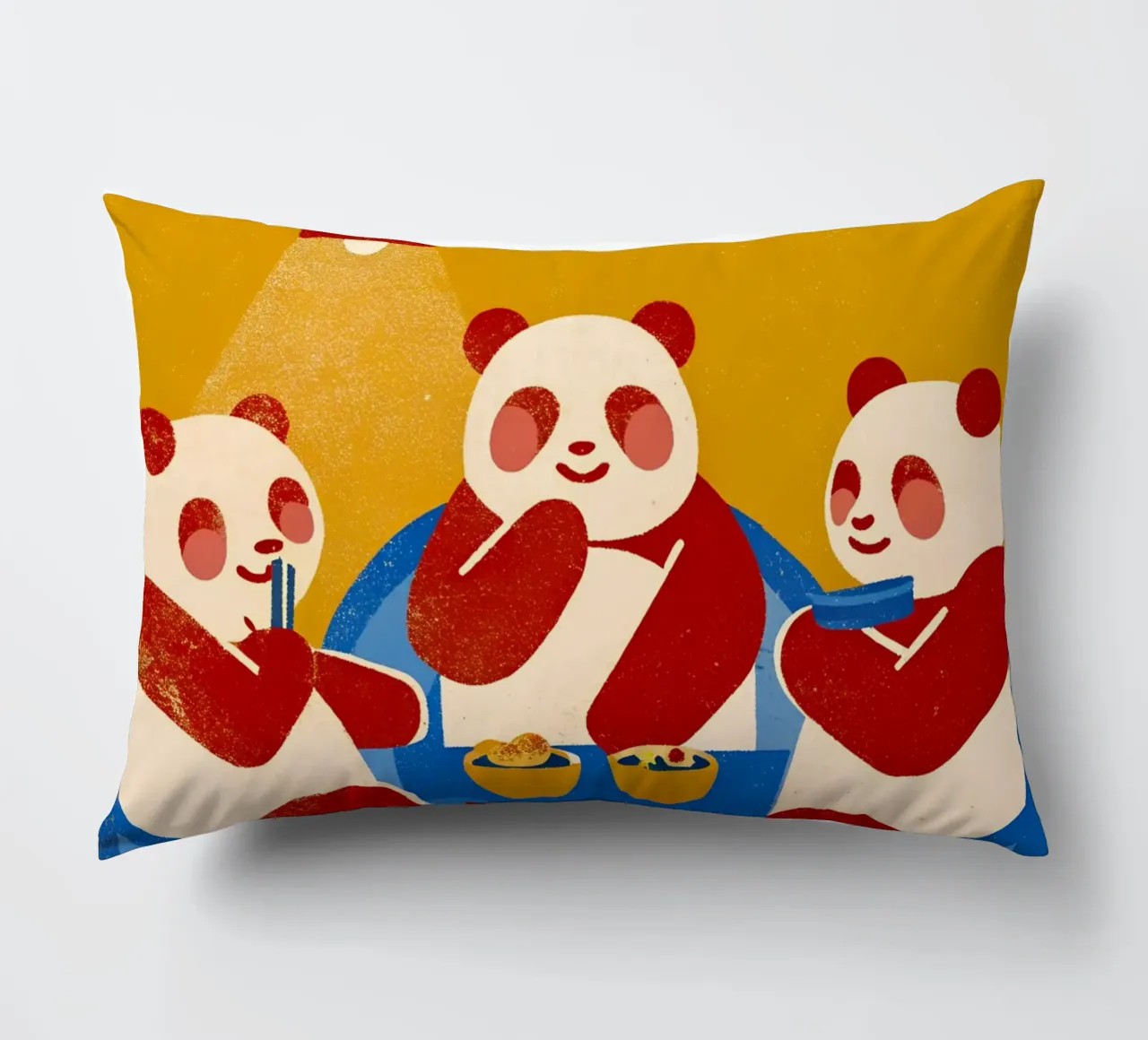 Panda seduto e rilassato cuscino da THE LATEST SHOP