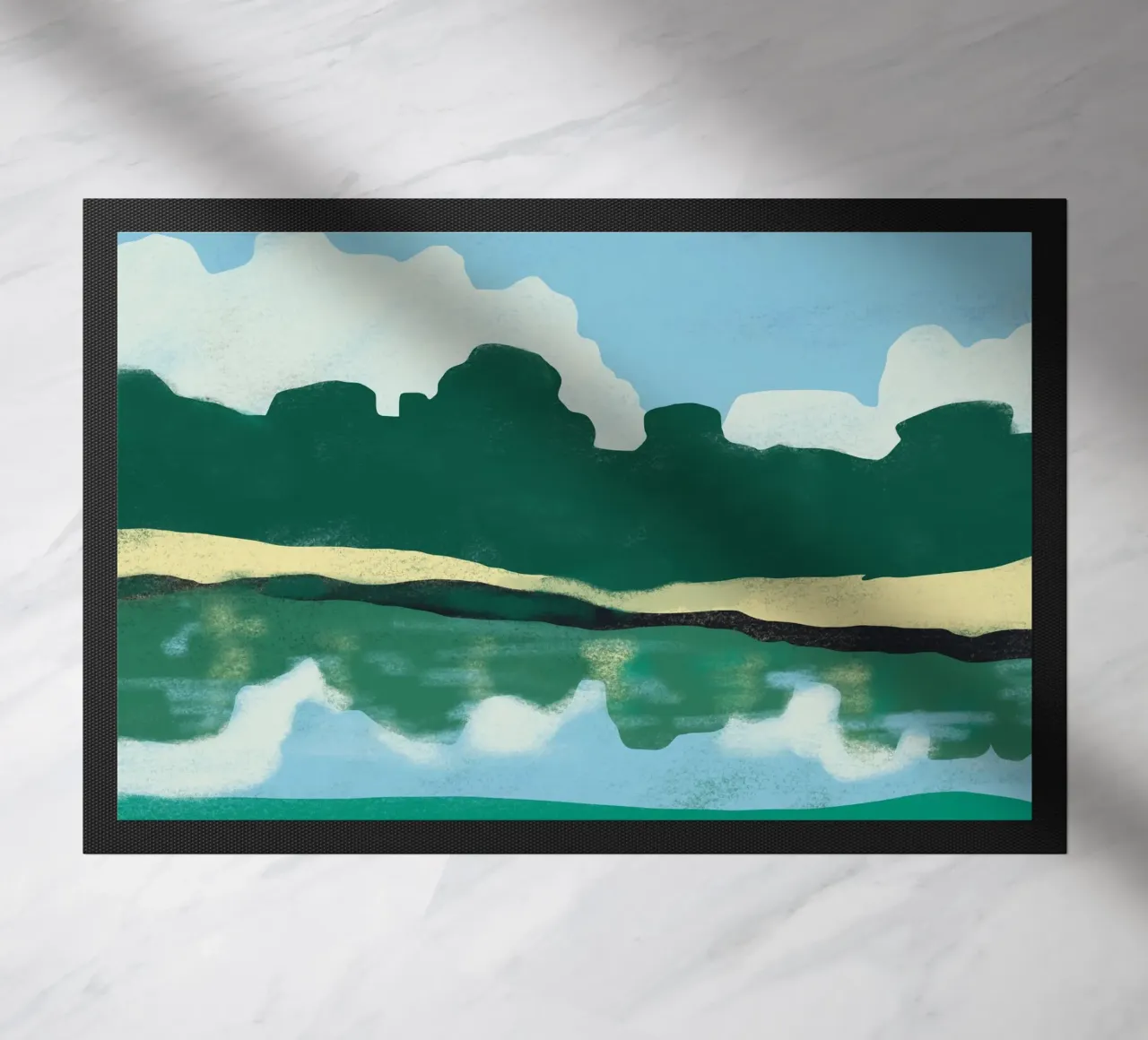 Summer reflection doormat by Little Dean